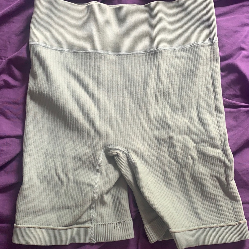 Light Green Biker Shorts